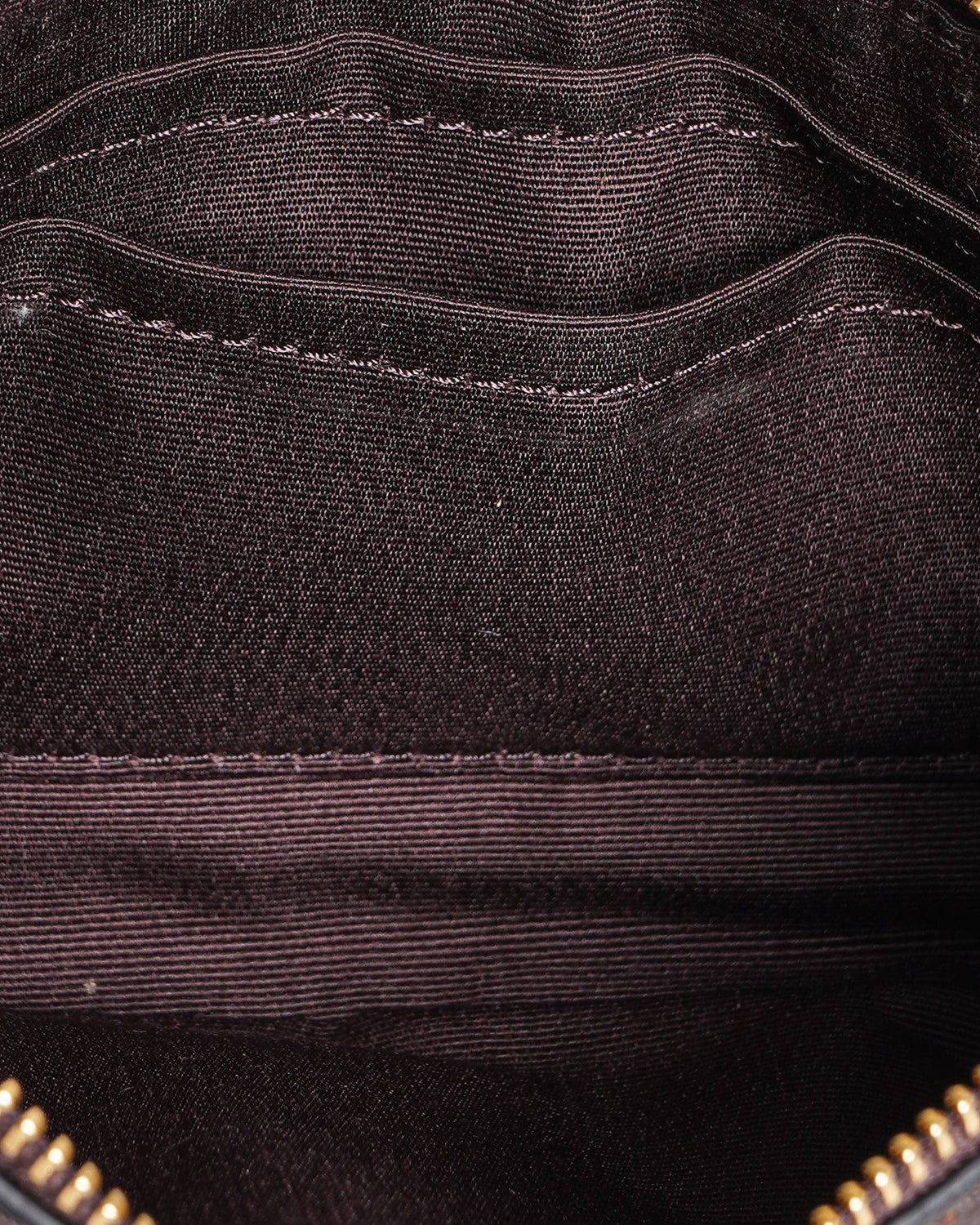 New Coach zip around printed wallet