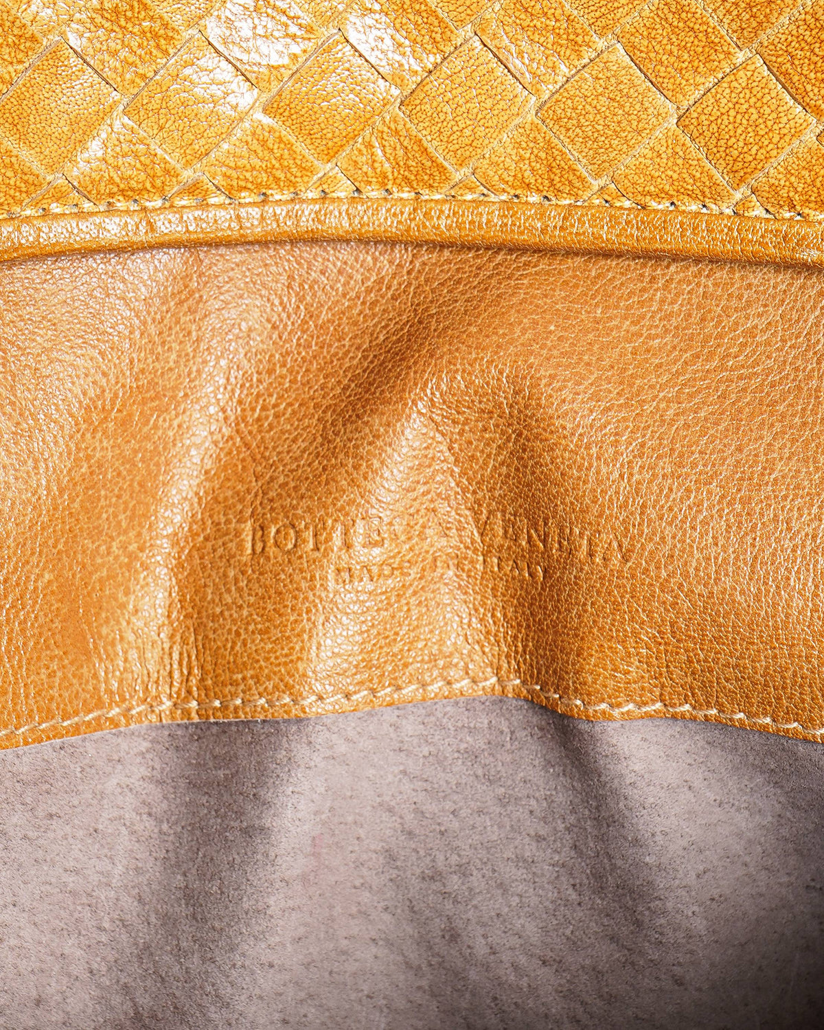 Bottega veneta intrecciato woven leather zip pouch
