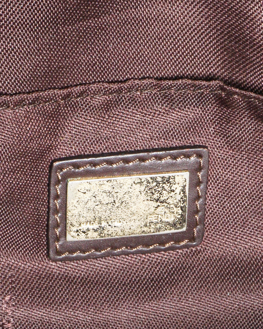 Vintage Fendi Zucca Monogram Canvas Boston Bag