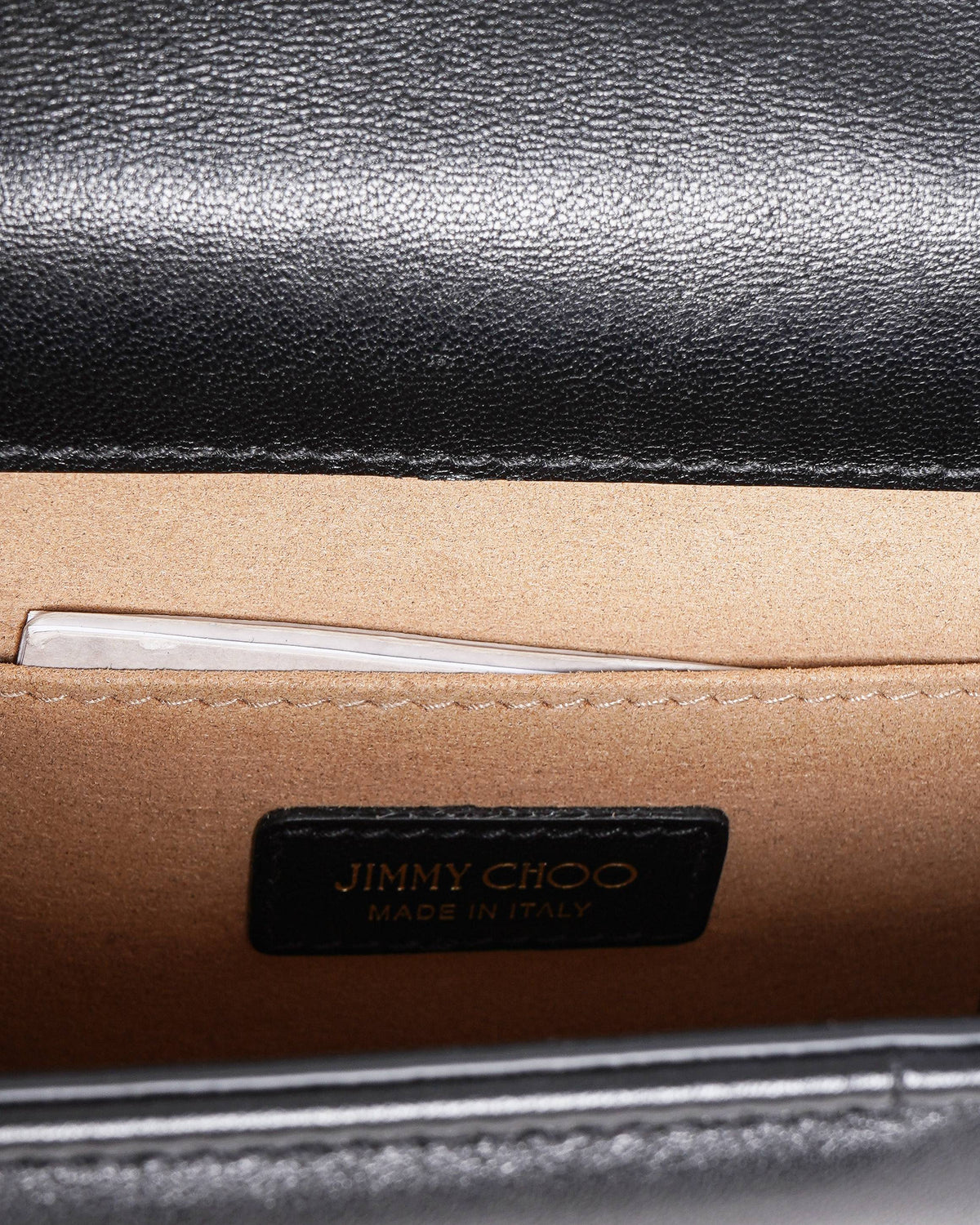 Jimmy choo avenue quad quilted shoulder bag in black