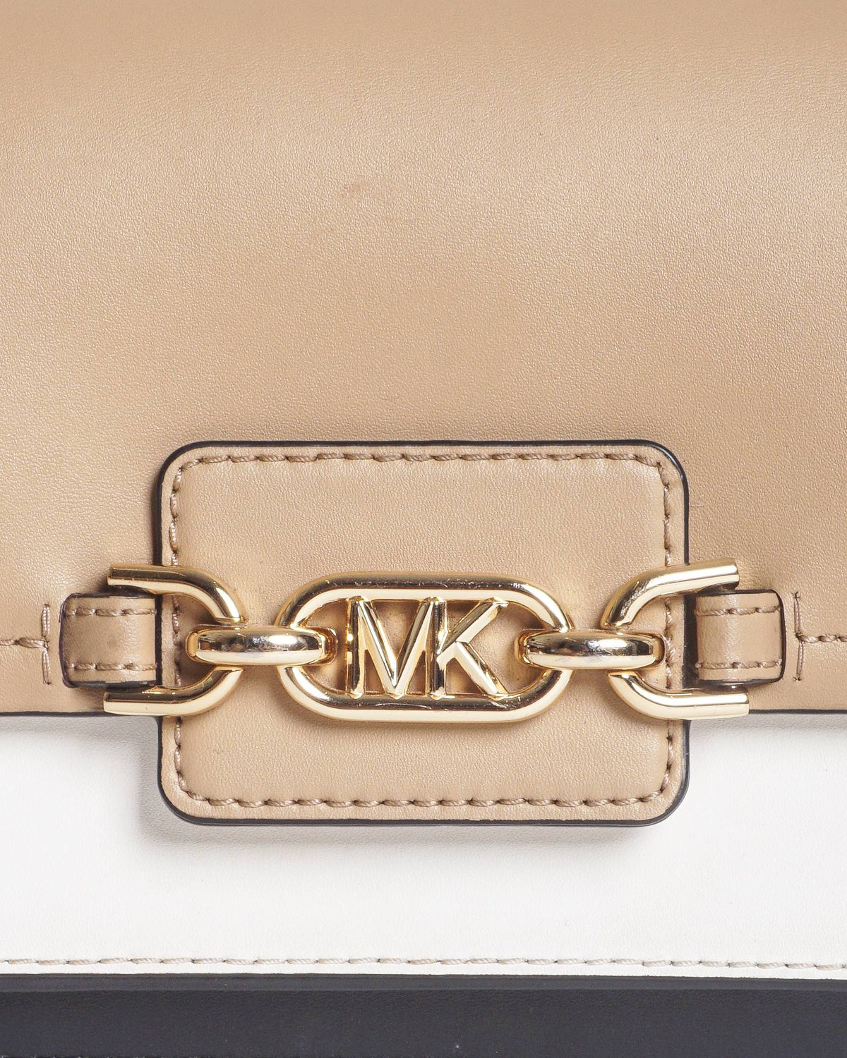 Michael Kors Heather Colorblock Leather Shoulder Bag