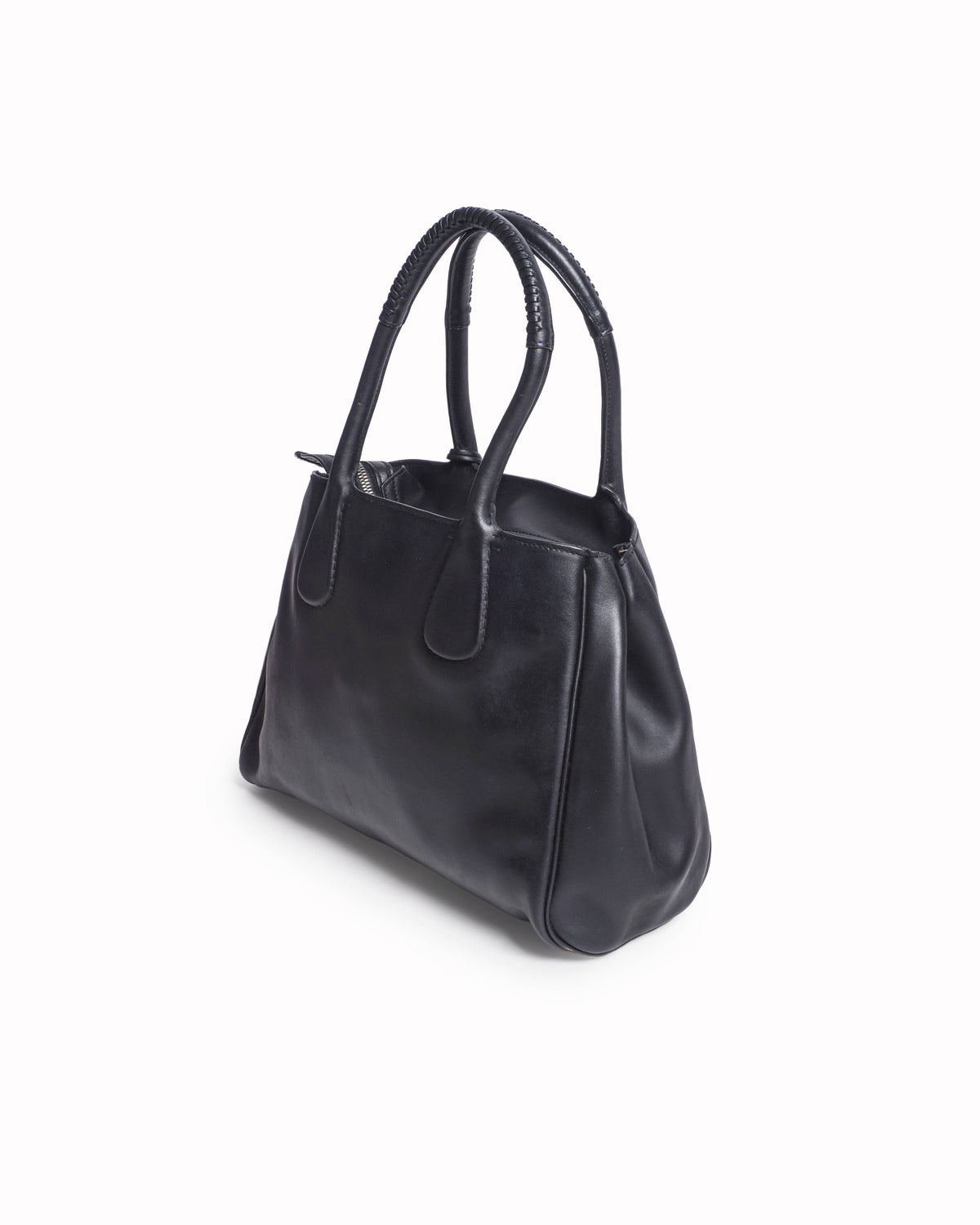 Salvatore Ferragamo Black Leather Nolita Tote Bag