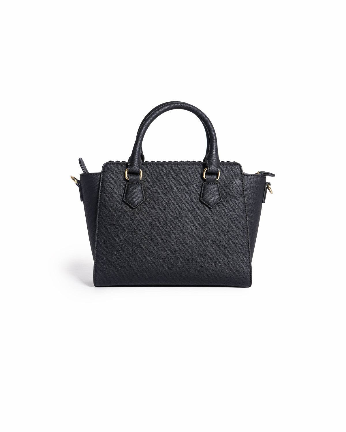Love Moschino Black Braided Edge Tote Bag