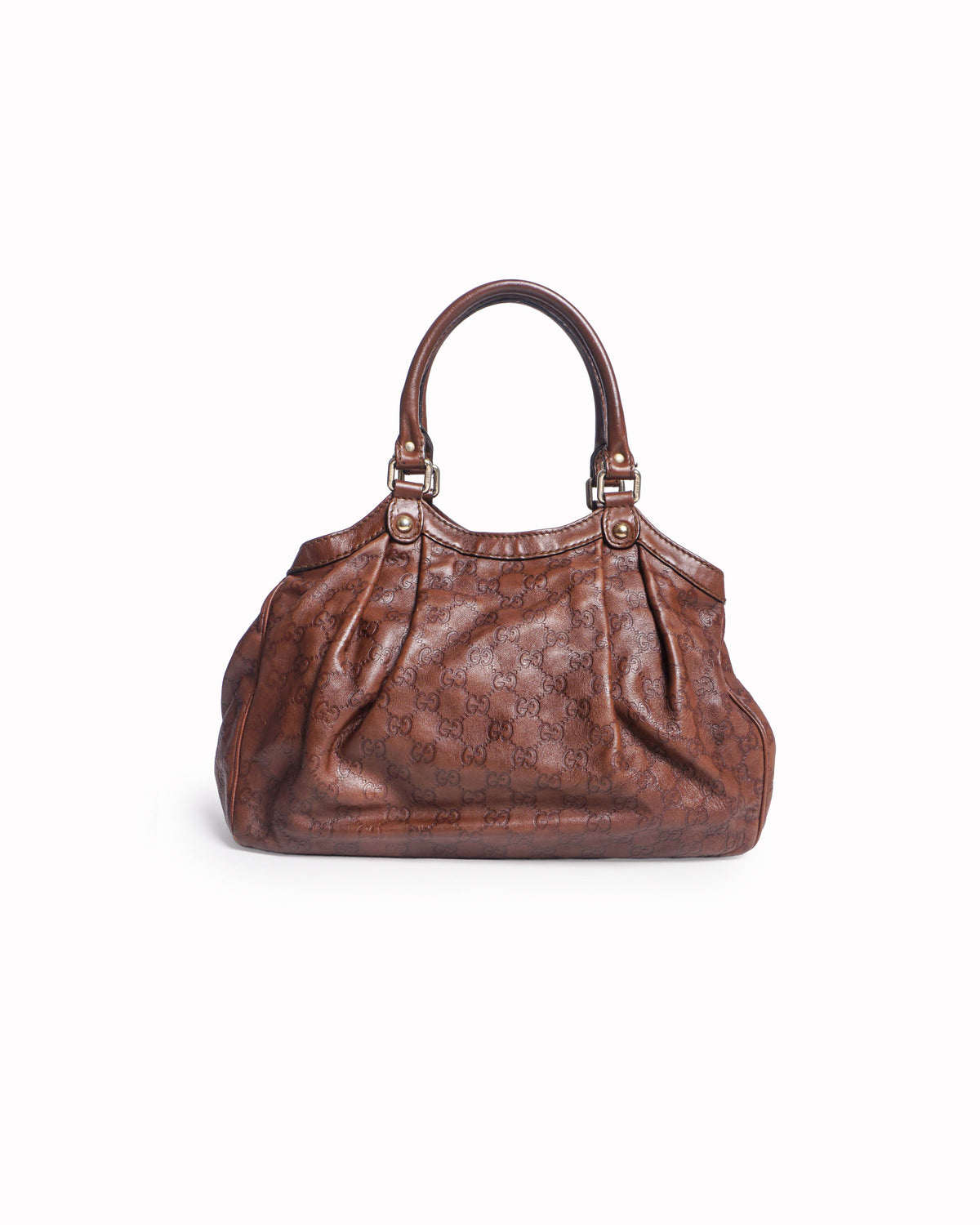 Gucci Sukey Brown Guccissima Leather Tote Bag