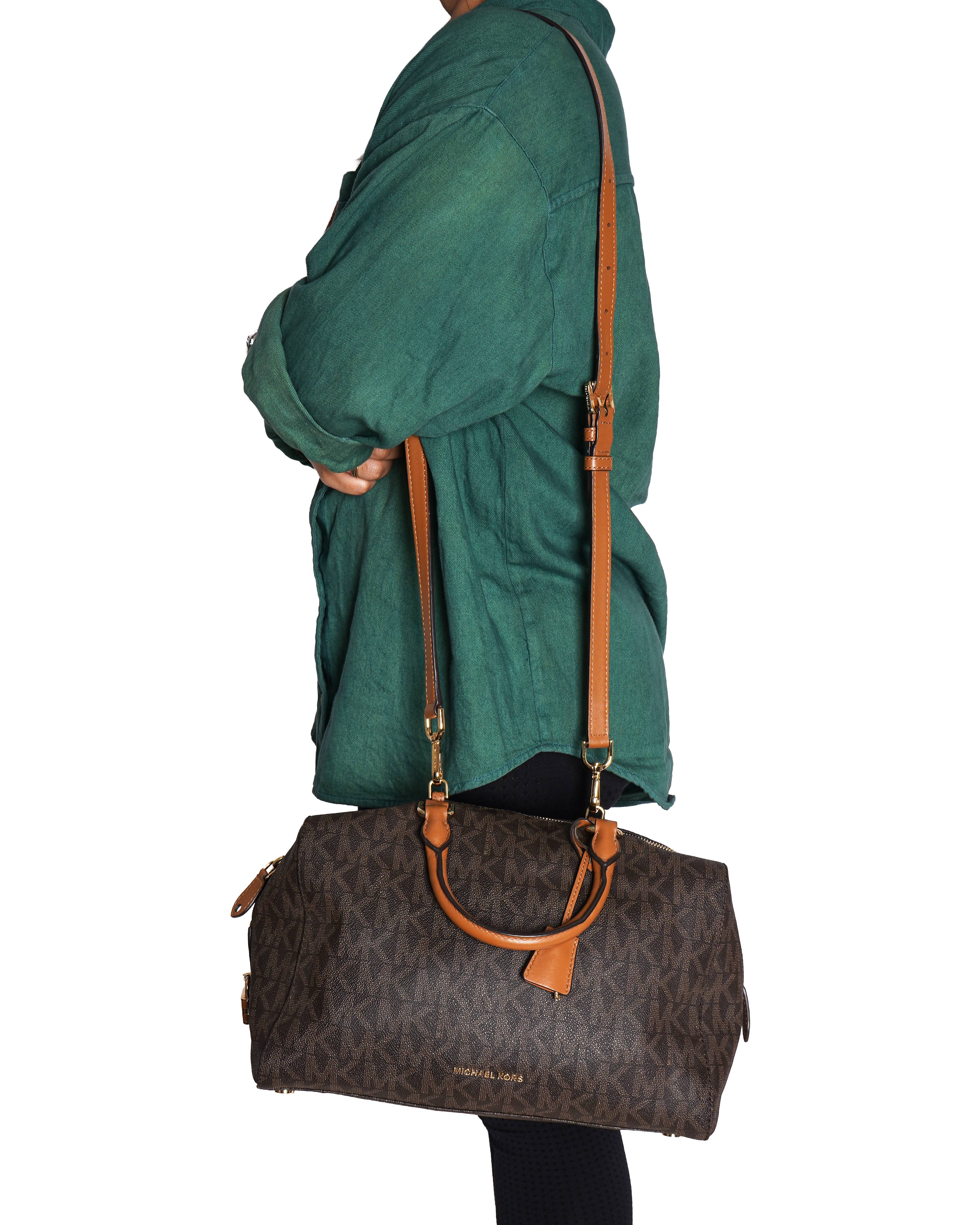 Michael Kors Monogram  Top Handle Duffle Bag