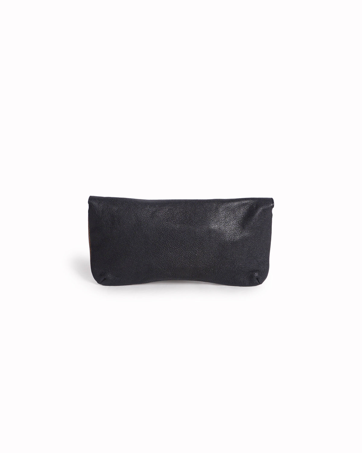 See by Chloé Black Leather Crystal Bow Envelope Clutch