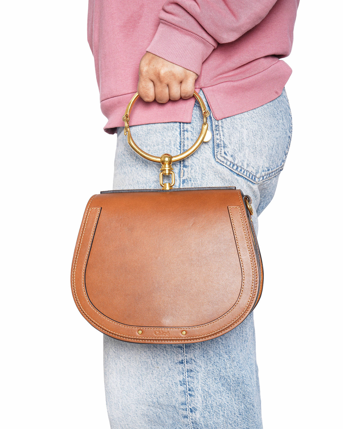 Chloé Brown Nile bracelet bag Brown