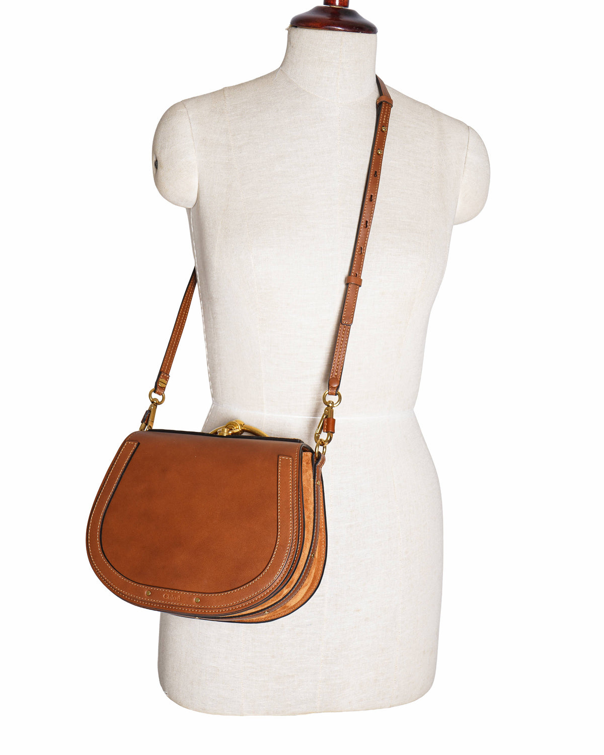 Chloé Brown Nile bracelet bag Brown