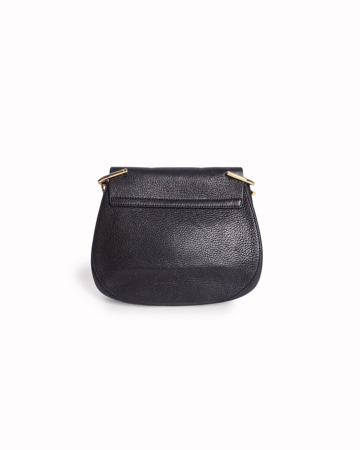 Chloé Black Leather Medium Drew Shoulder Bag