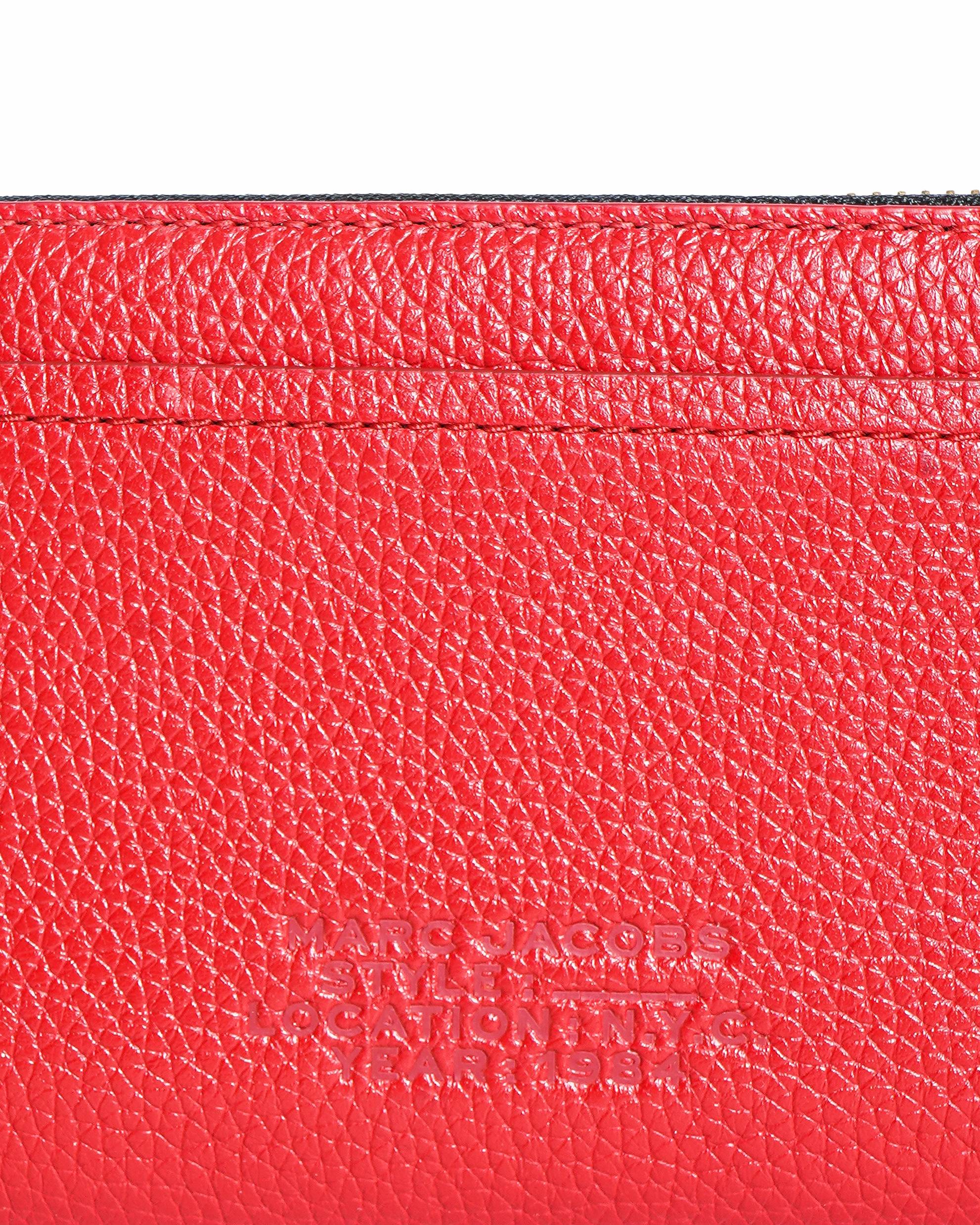 Marc Jacobs red continental wallet