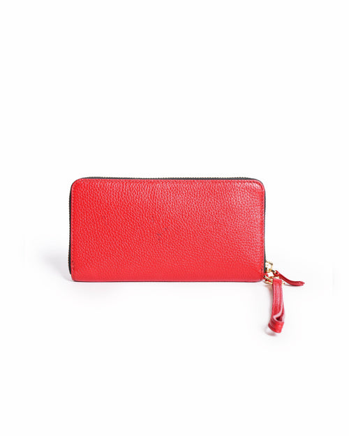 Marc Jacobs red continental wallet