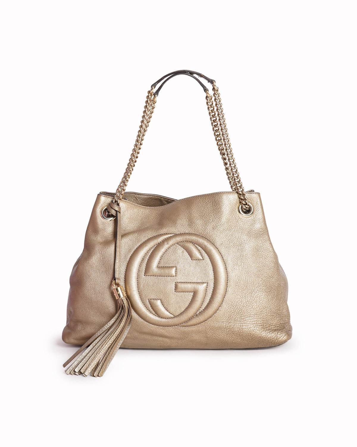 Gucci Soho Tassel Hobo Bag in gold