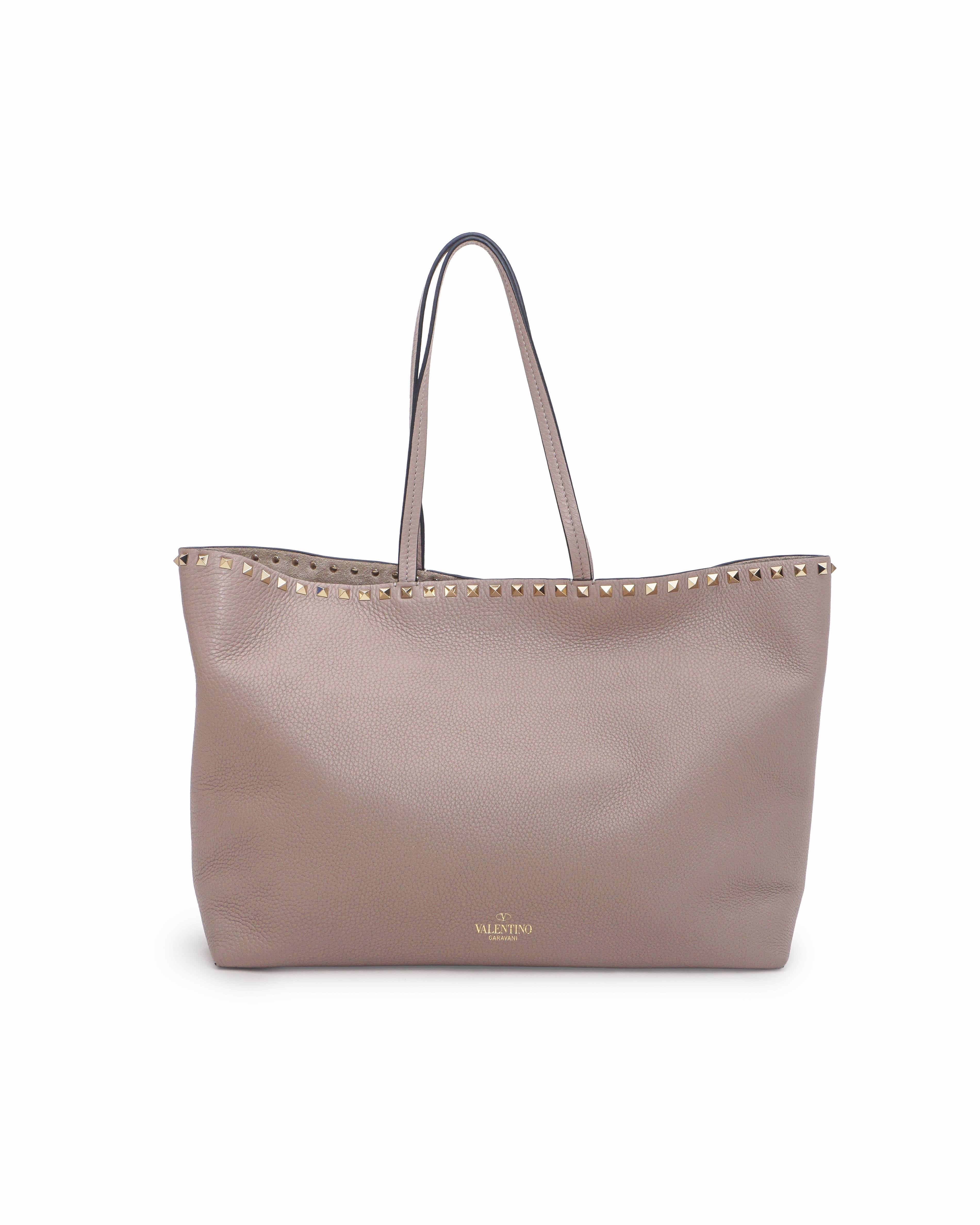 Valentino Garavani Studded Leather Tote Bag