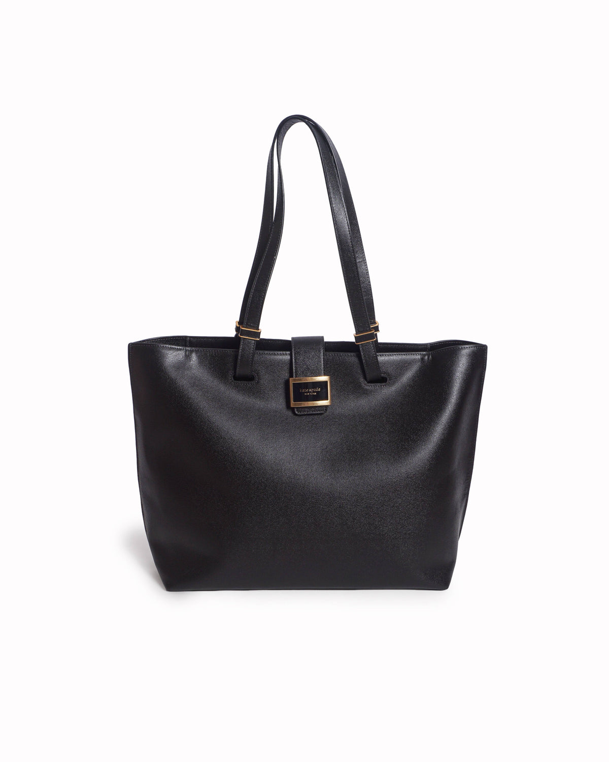 Kate Spade Katy Black Leather Large Work Tote