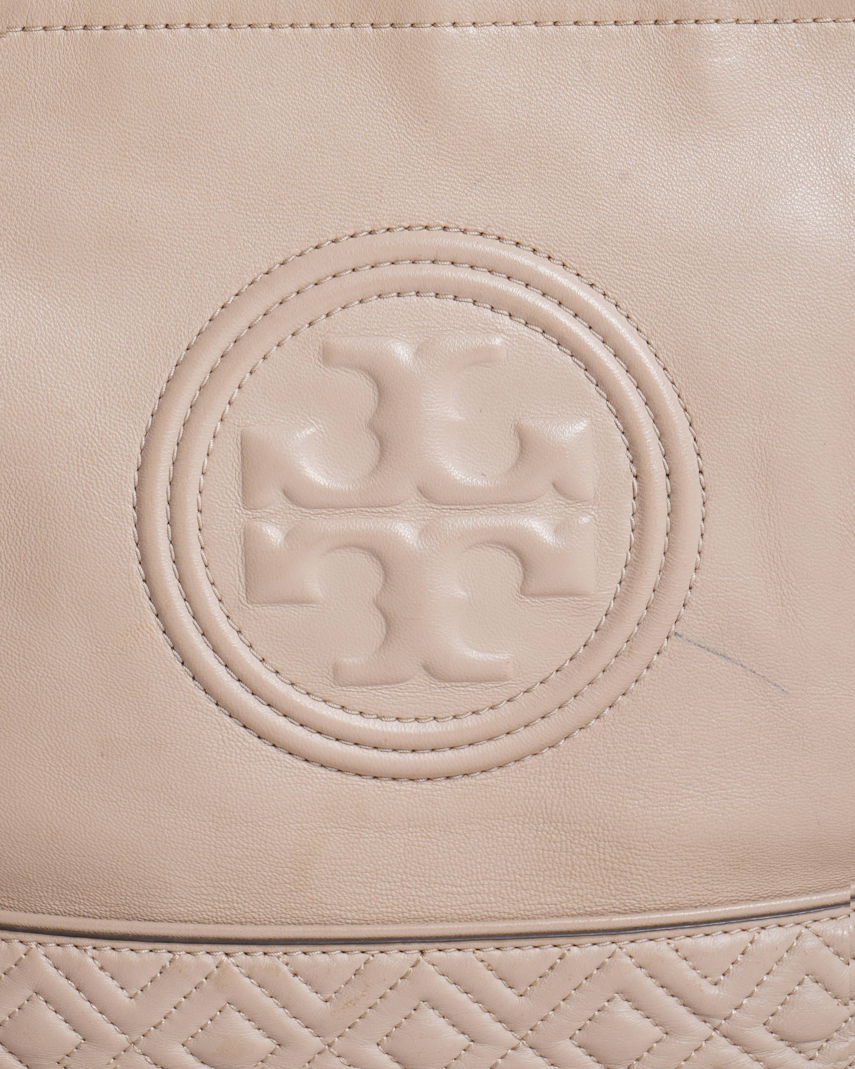 Tory burch leming leather hobo shoulder bag