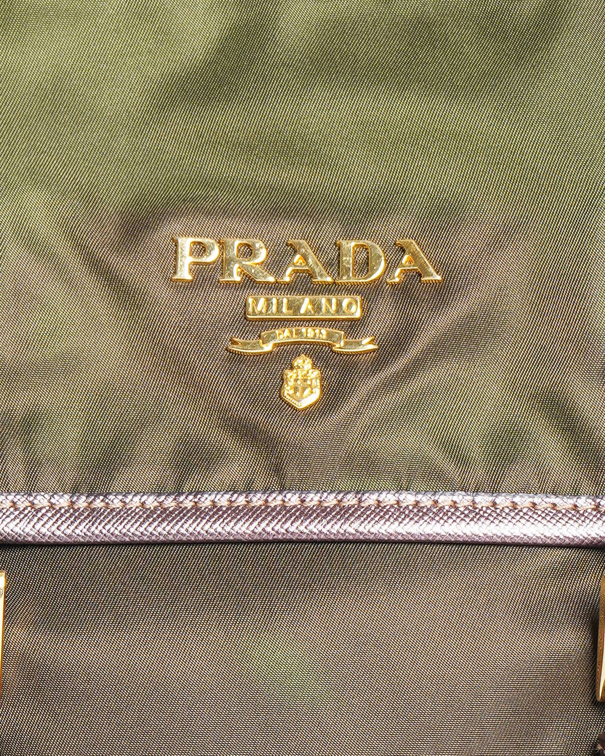 Prada Tessuto Nylon Messenger Flap Bag