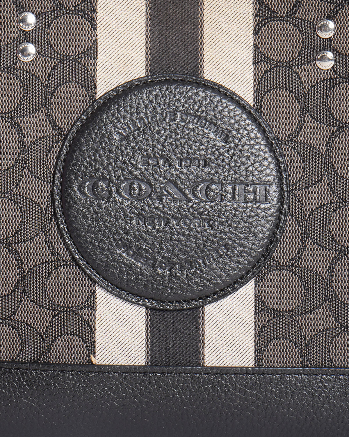 Coach Dempsey Carryall Bag In Signature Jacquard