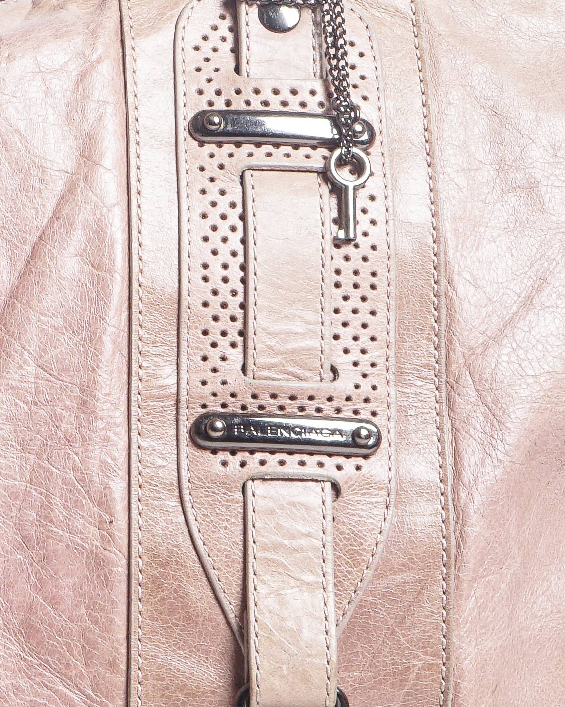 Balenciaga Chevre Perforated Hook Bag