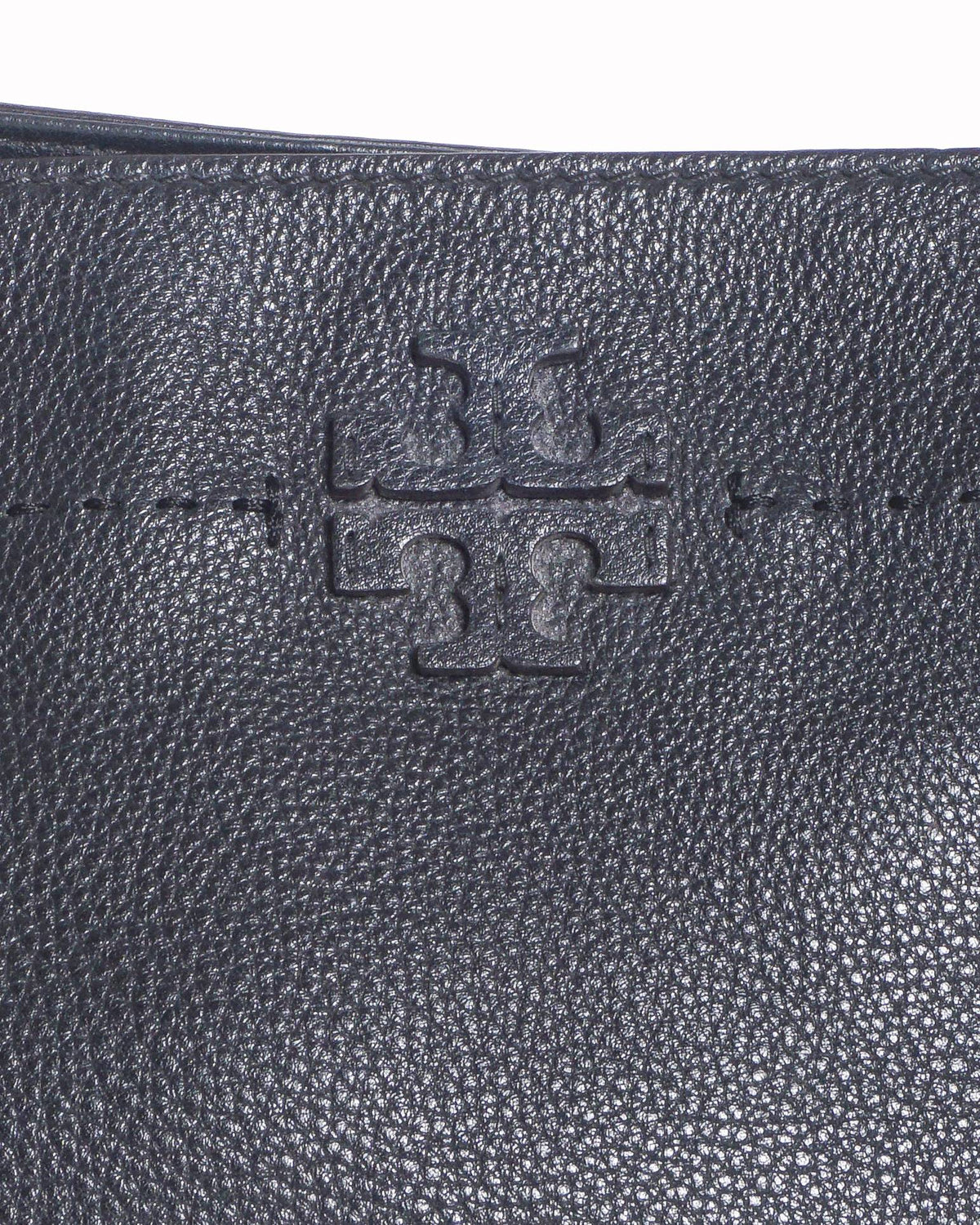 Tory Burch McGraw Slouchy Tote
in black pebbled leather