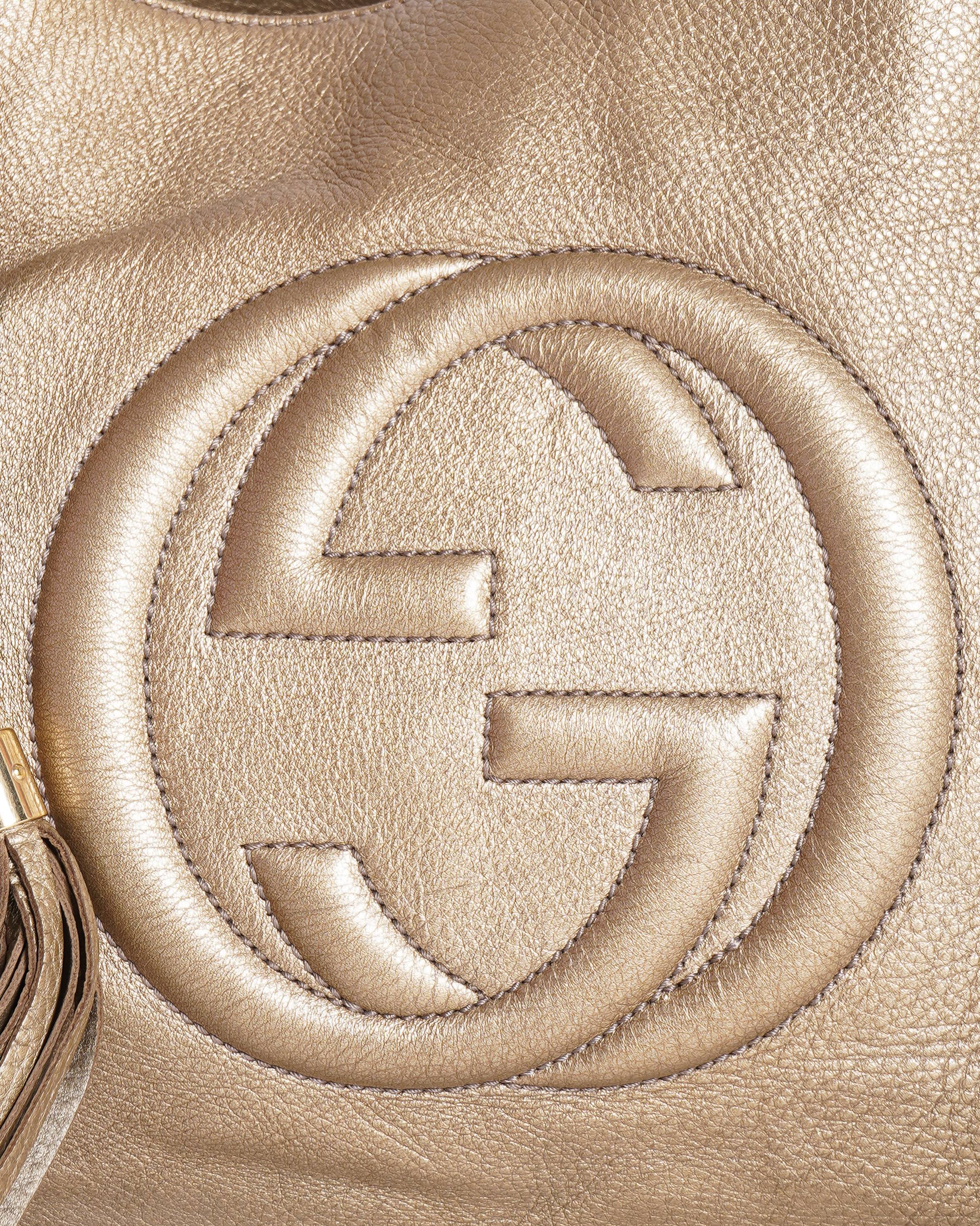 Gucci Soho Tassel Hobo Bag in gold