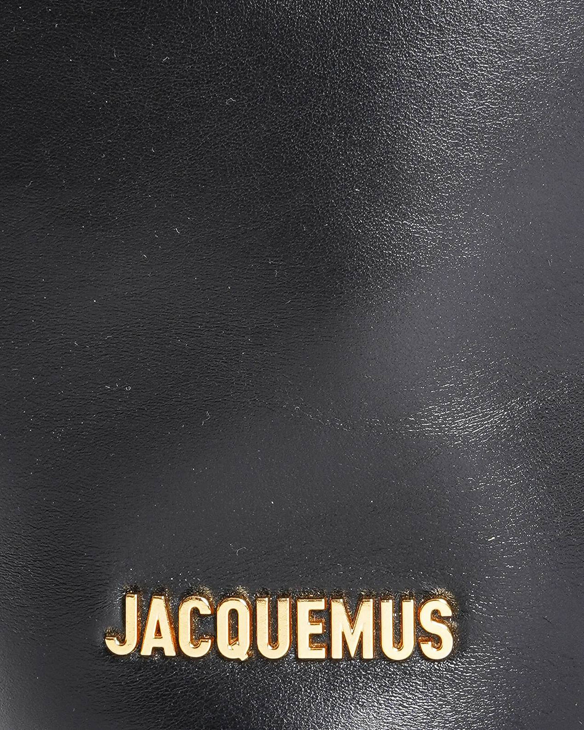 Jacquemus Le Petit Bambola Black leather bucket bag