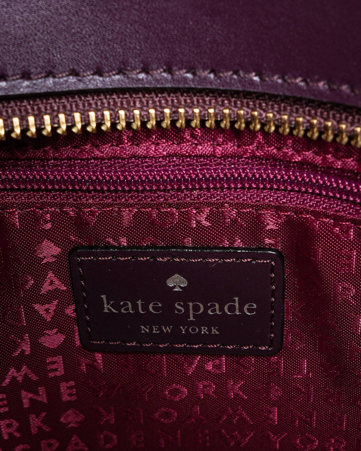 Kate Spade Burgundy Leather Janie Tote