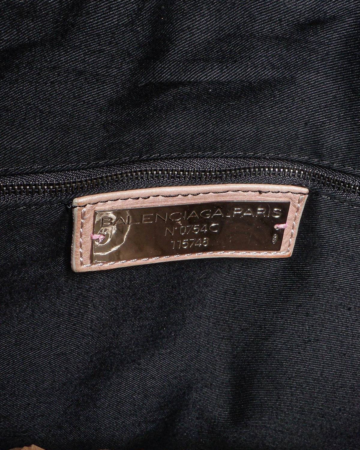 Balenciaga Chevre Perforated Hook Bag