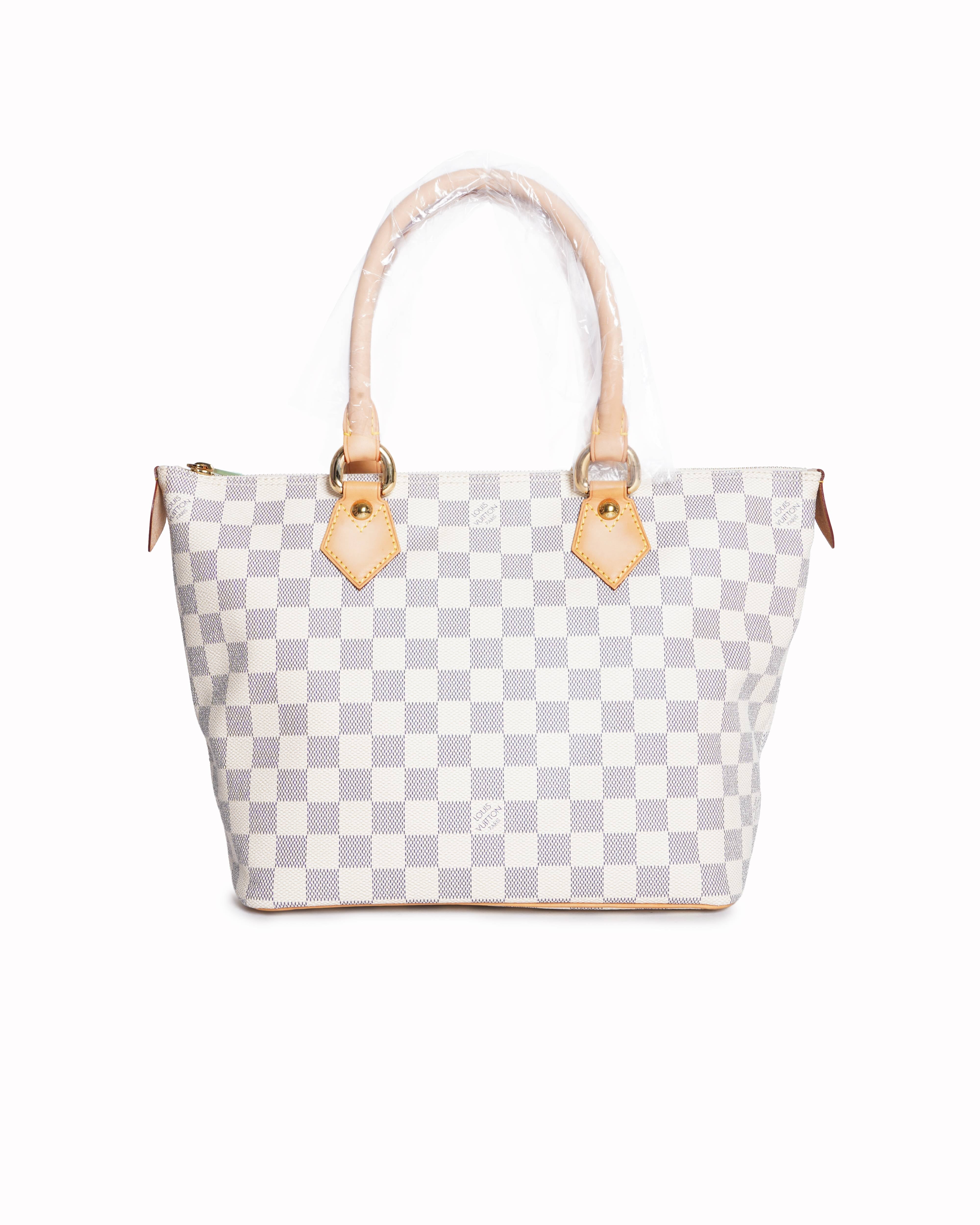 New Louis Vuitton Damier Azur Canvas Saleya PM Bag