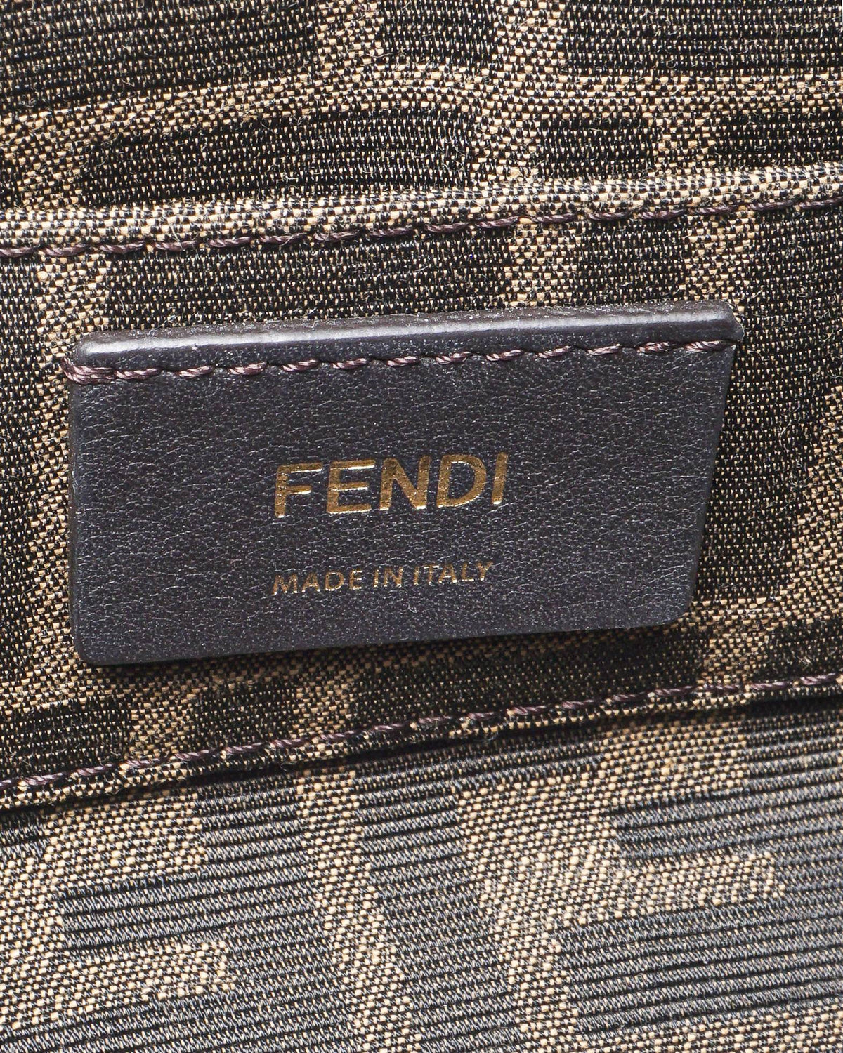 Fendi Vitello King Plexiglass Mini By The Way Boston Bag