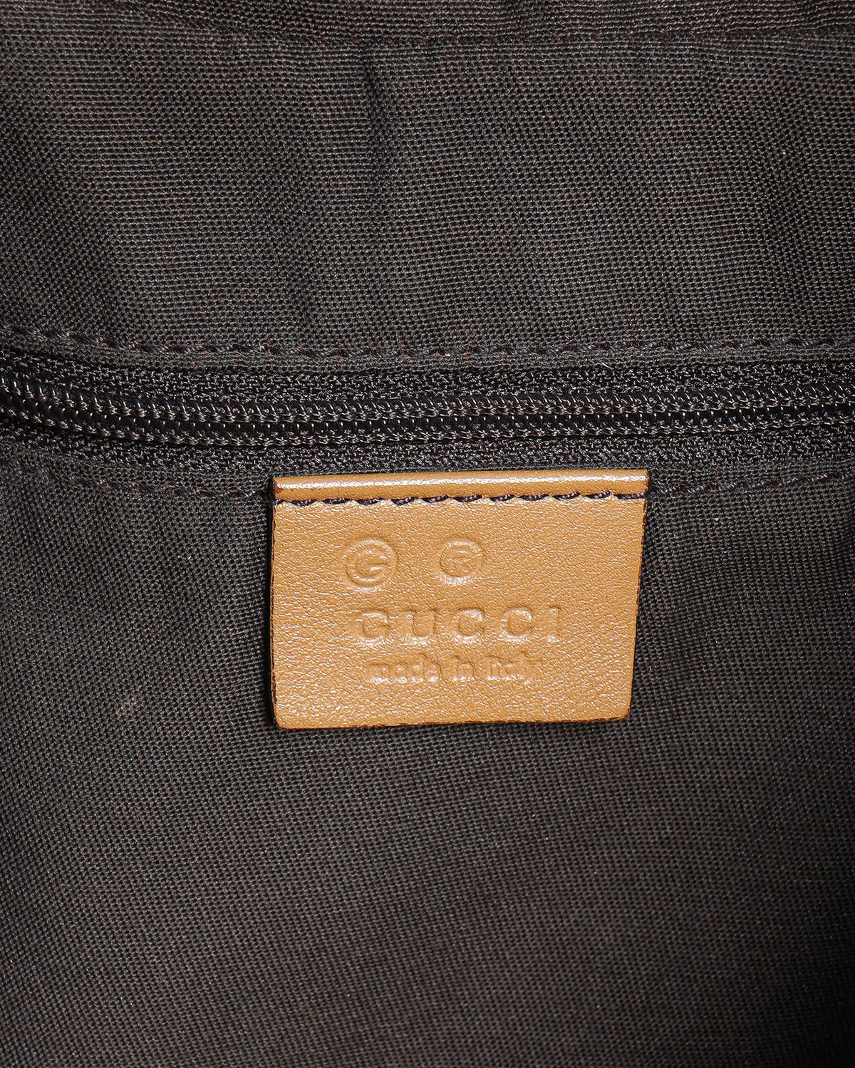 Gucci Guccissima Hobo Bag in Tan Leather