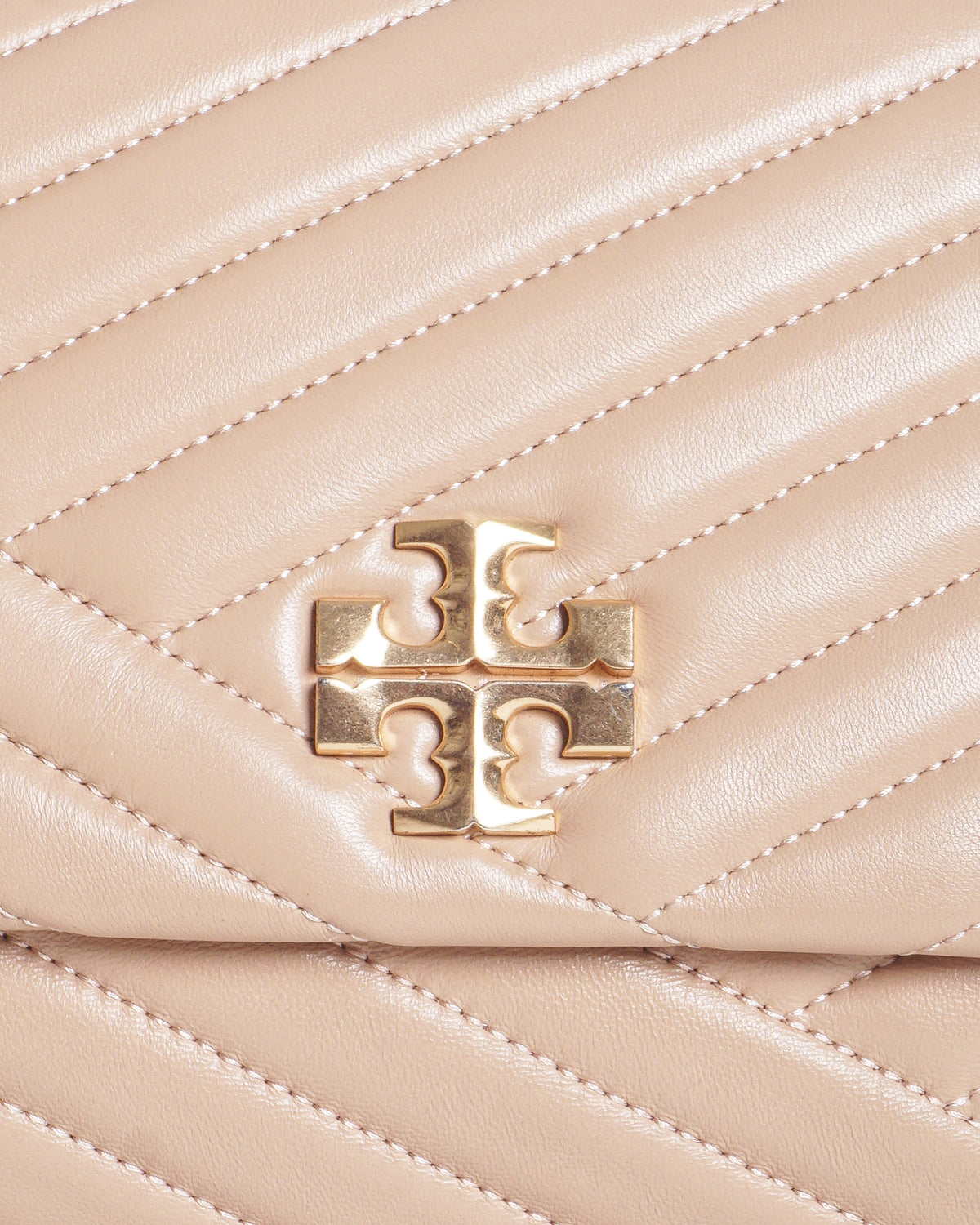 Tory Burch Powder Pink Kira Chevron Convertible Shoulder Bag