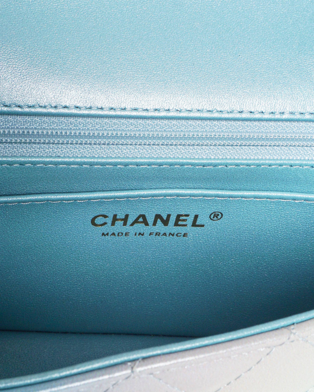 Chanel Mini Rectangular Flap Iridescent Ombre Lambskin