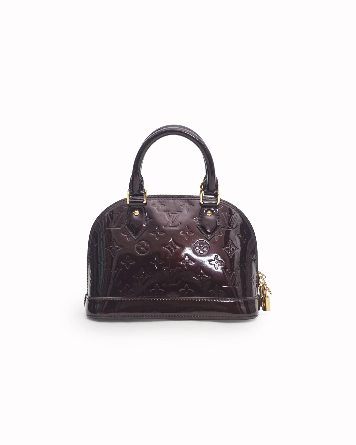 Louis Vuitton Amarante Monogram Vernis Alma BB Bag