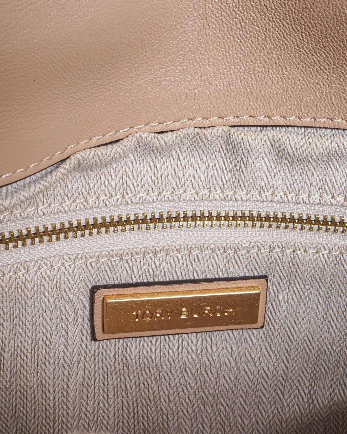Tory Burch Powder Pink Kira Chevron Convertible Shoulder Bag