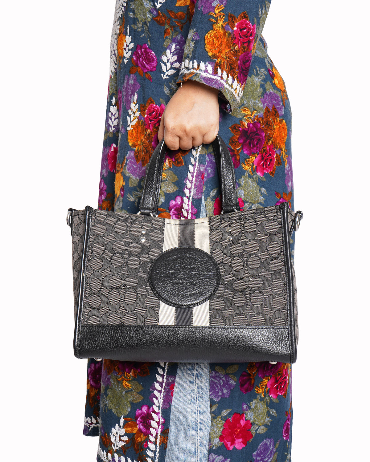 Coach Dempsey Carryall Bag In Signature Jacquard