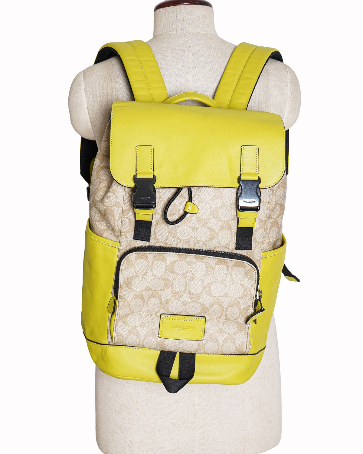 Coach Track Backpack In Signature Canvas