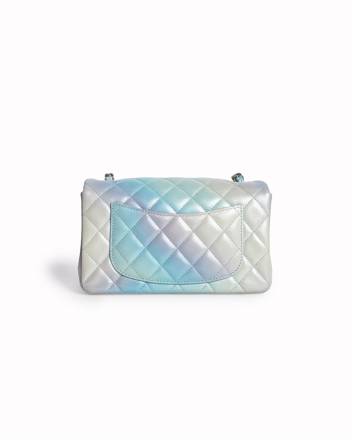 Chanel Mini Rectangular Flap Iridescent Ombre Lambskin