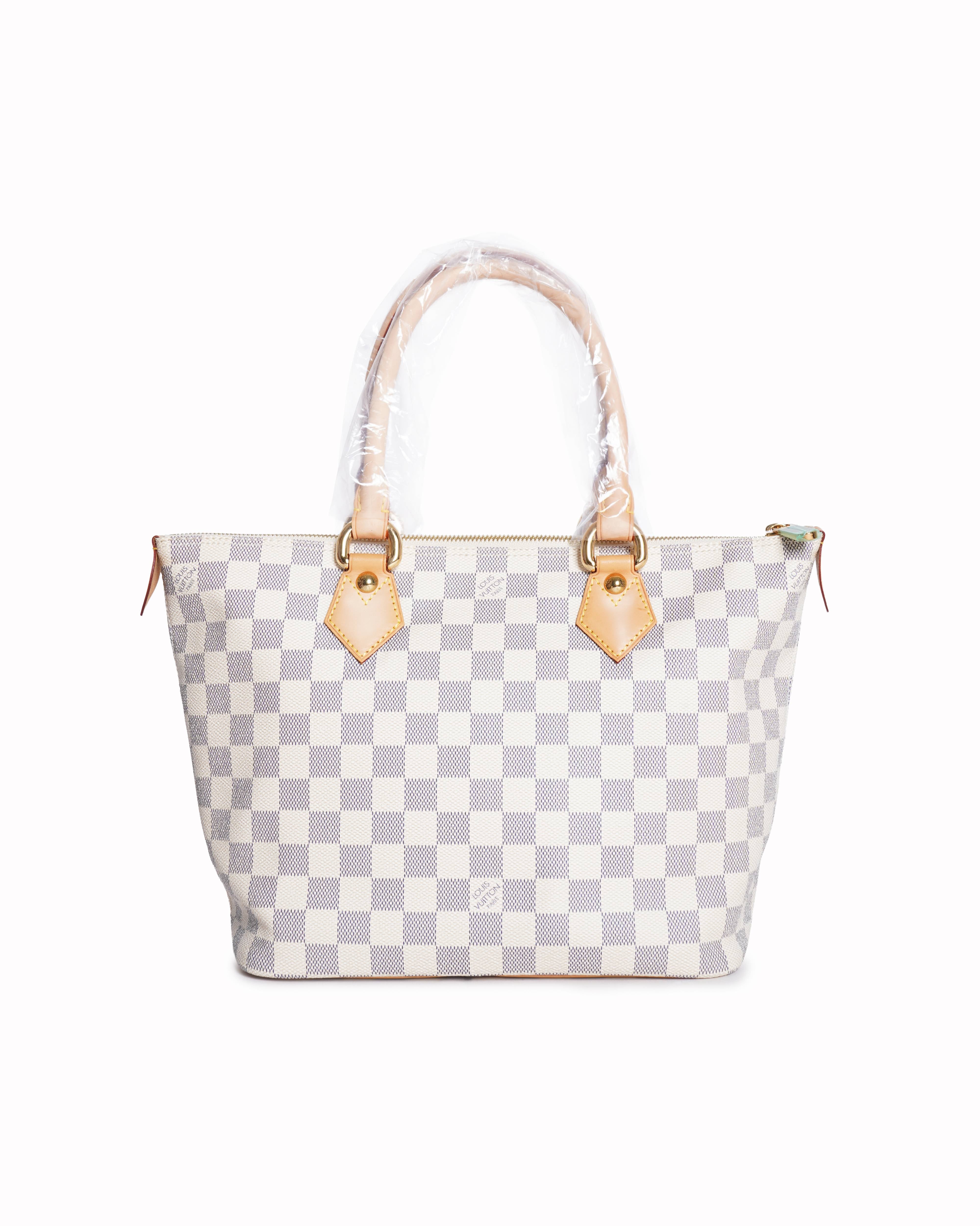 New Louis Vuitton Damier Azur Canvas Saleya PM Bag