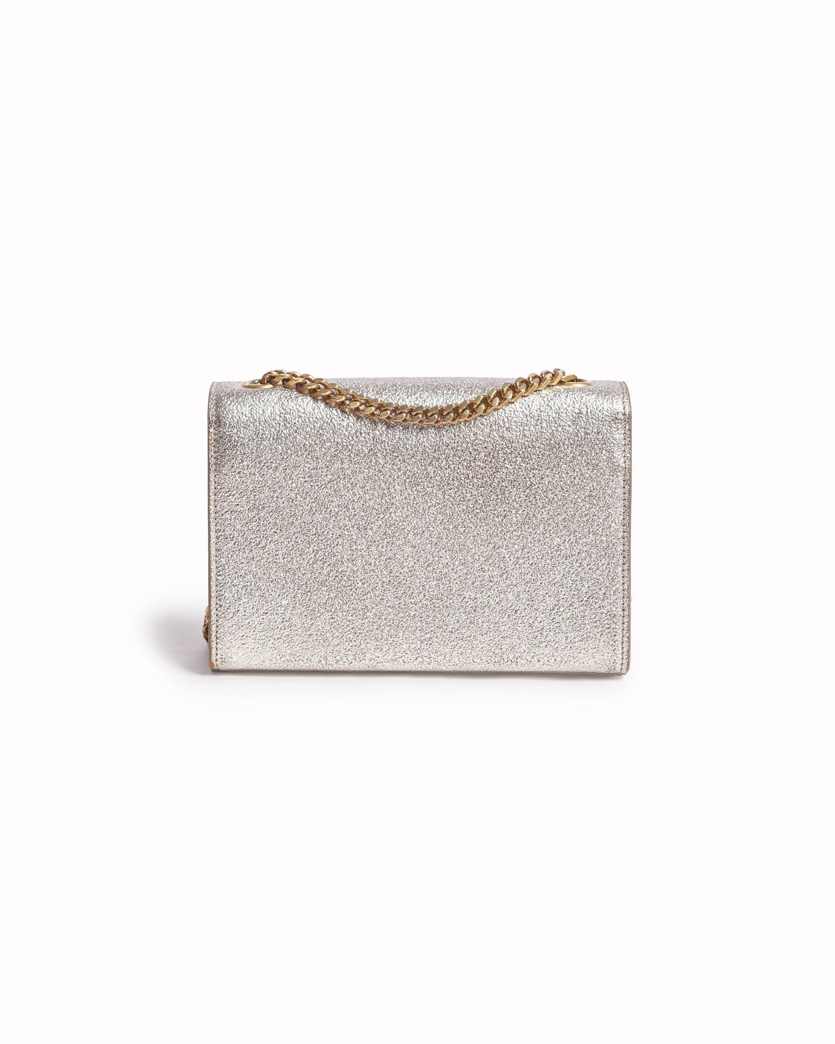 Saint Laurent Kate Small Gold Textured Leather Shoulder Bag