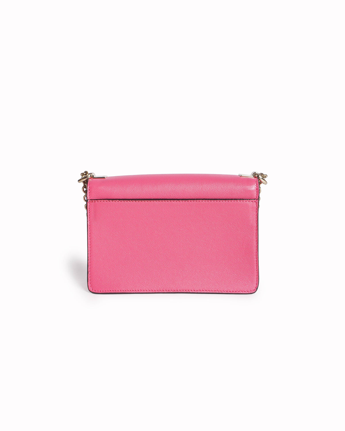 Furla Fuchsia Pink Leather Mimì Large Flap Crossbody Bag