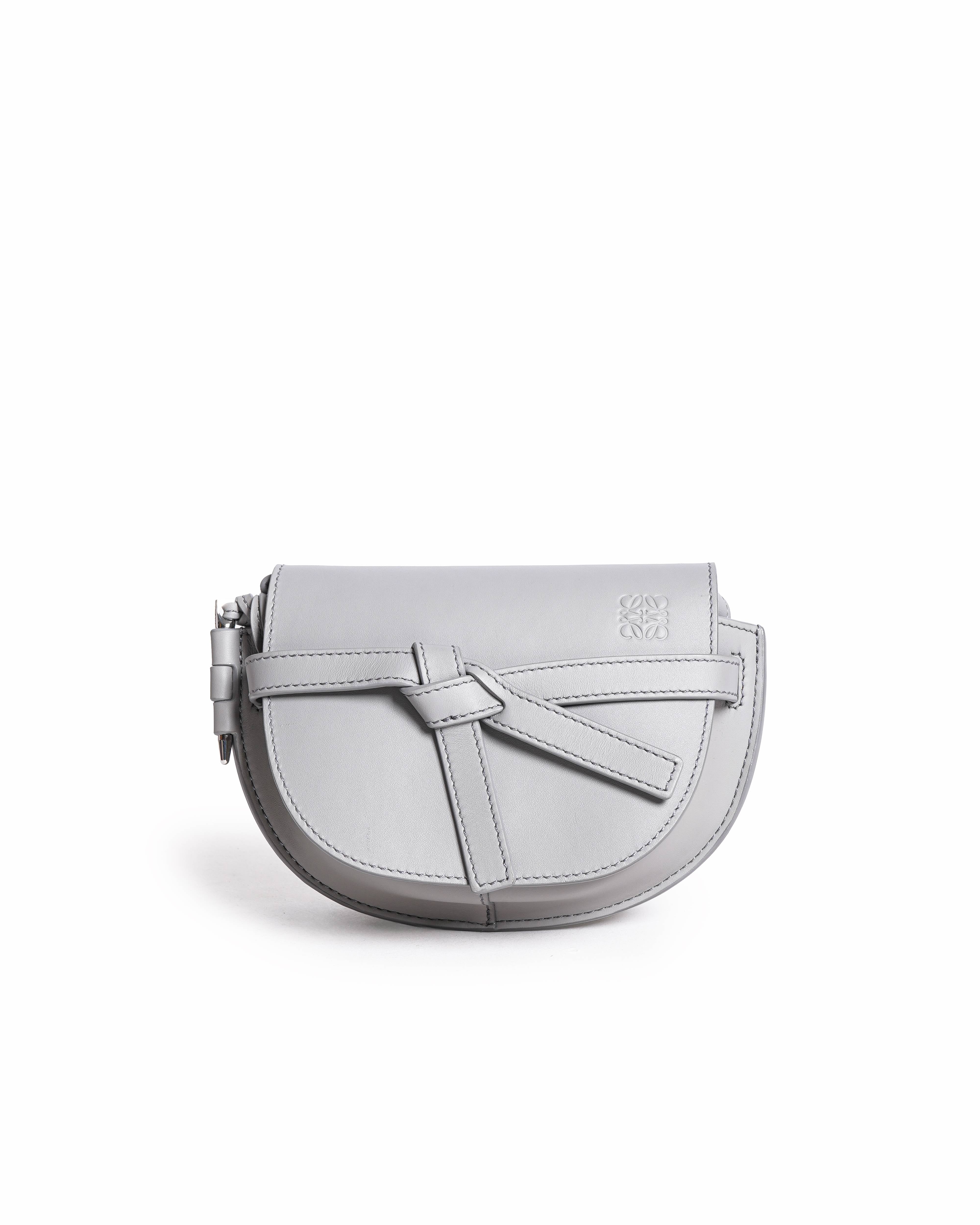 Loewe Grey Mini Gate Dual Crossbody Bag