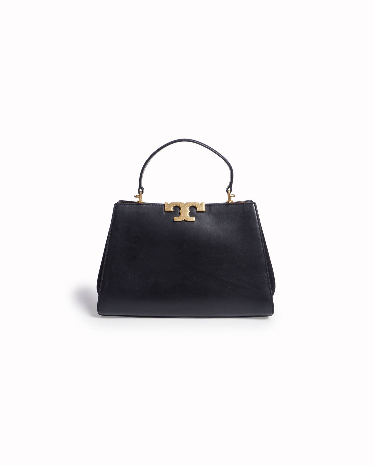 Tory Burch Eleanor Black Leather Satchel Bag