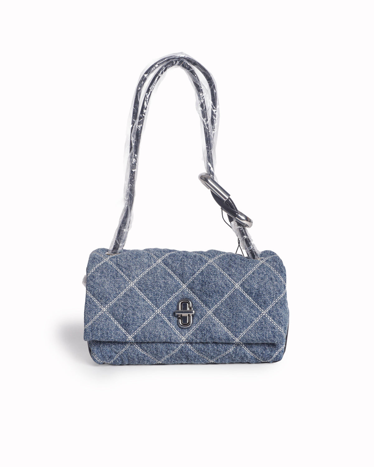 Marc Jacobs Quilted Denim Dual Convertible Shoulder Bag