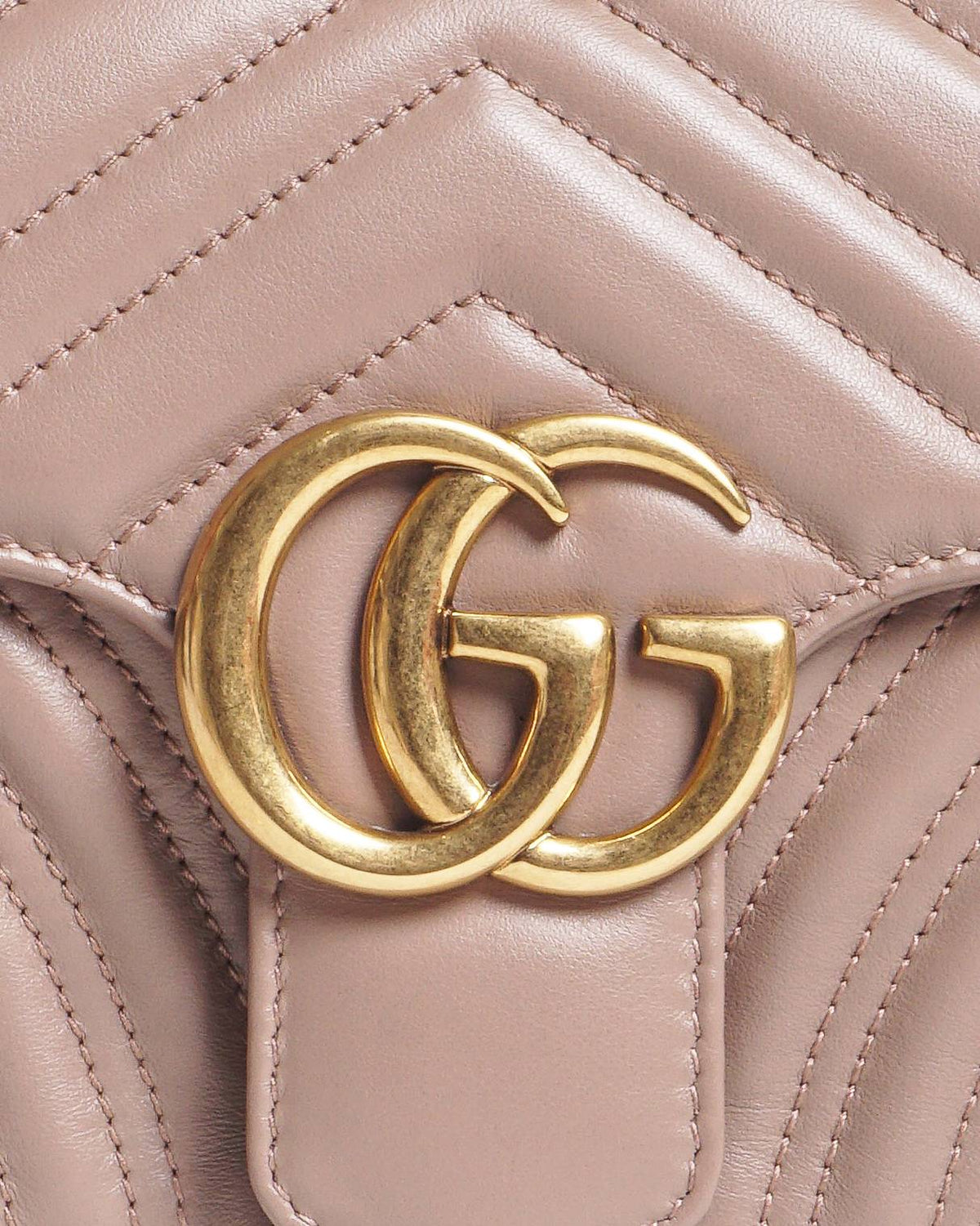 Gucci GG Marmont Small Shoulder Bag Beige