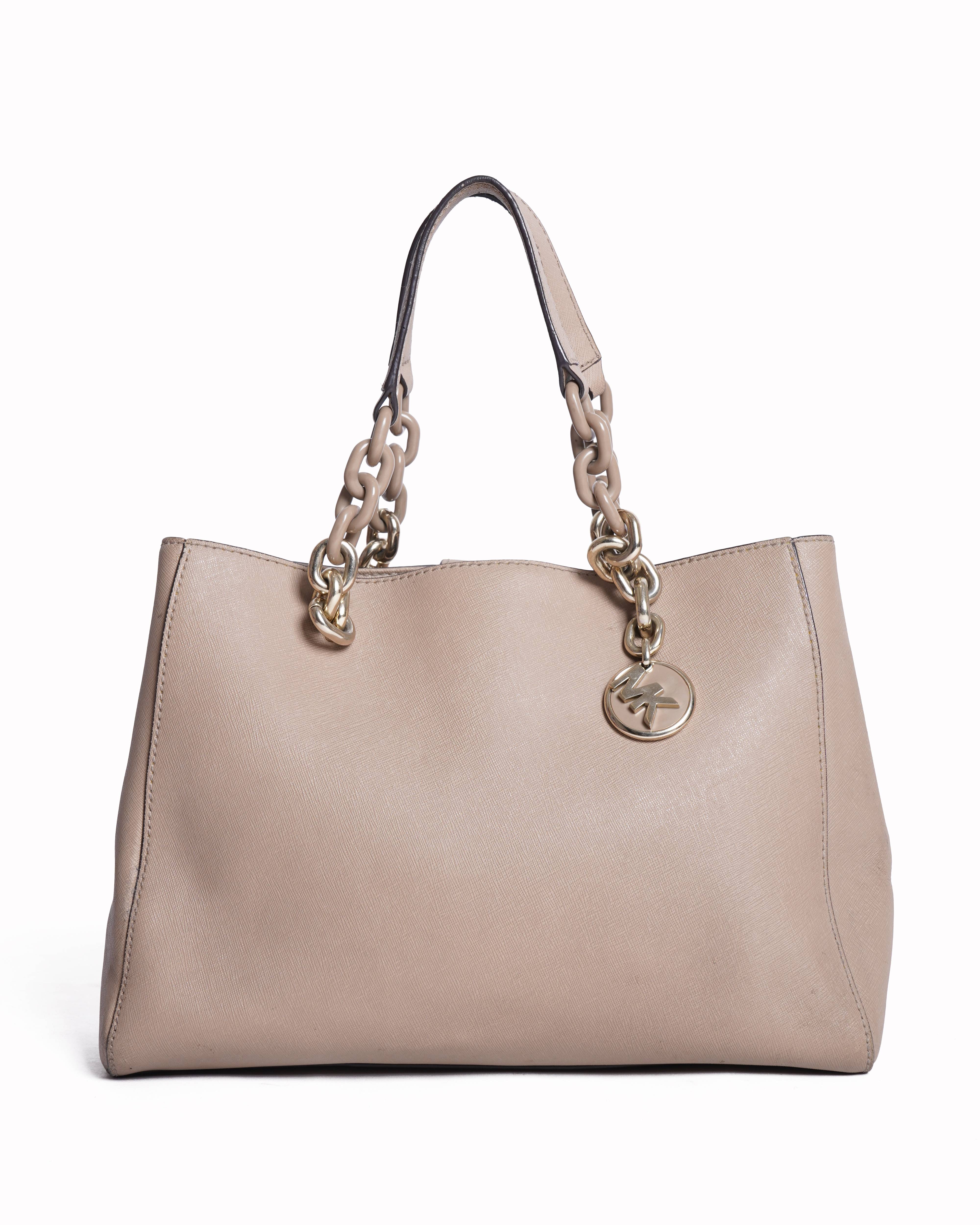 Michael Kors beige shoulder bag