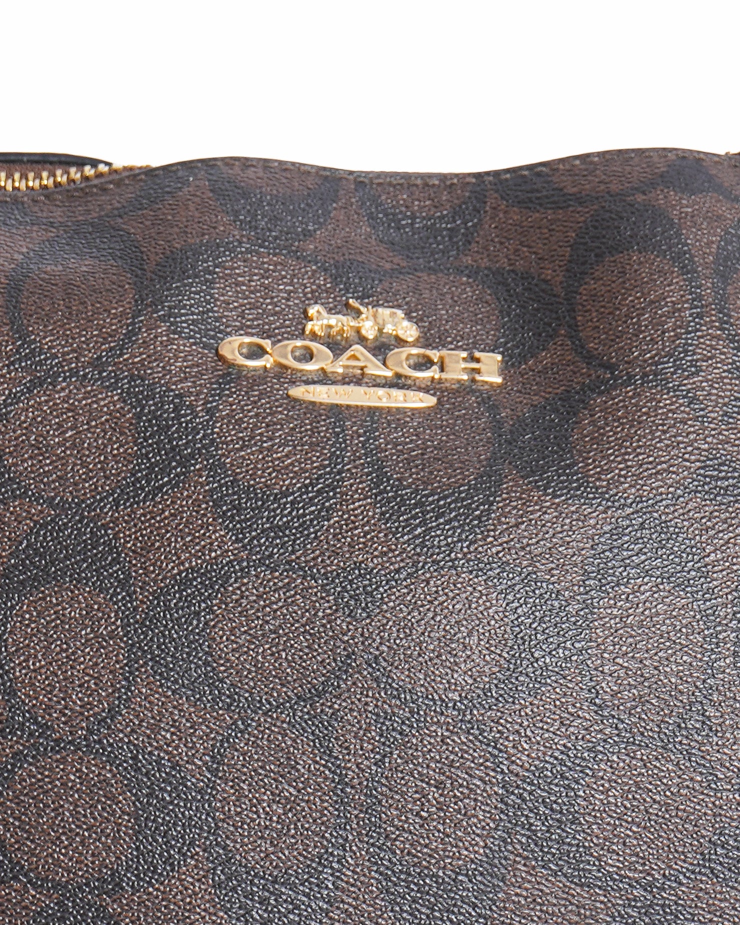 Coach Monogram Tote bag in brown