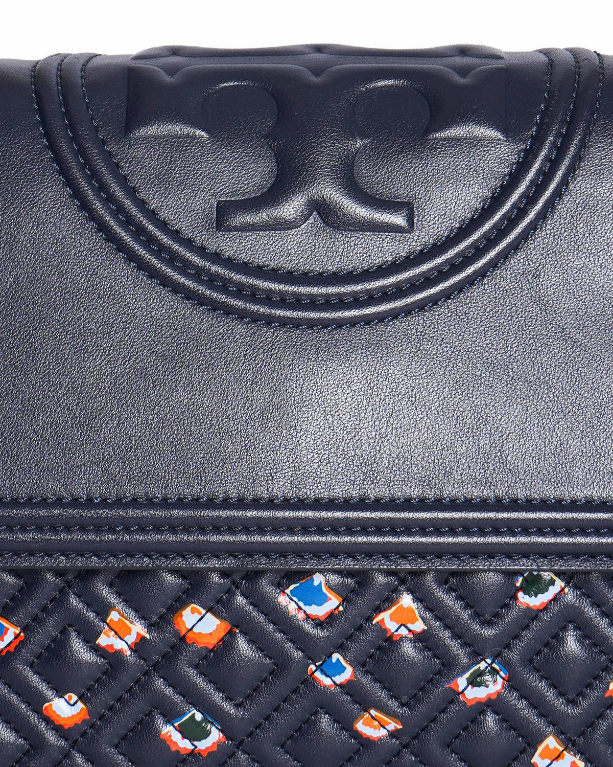 Tory Burch Fleming Floral Printed Shoulder Bag