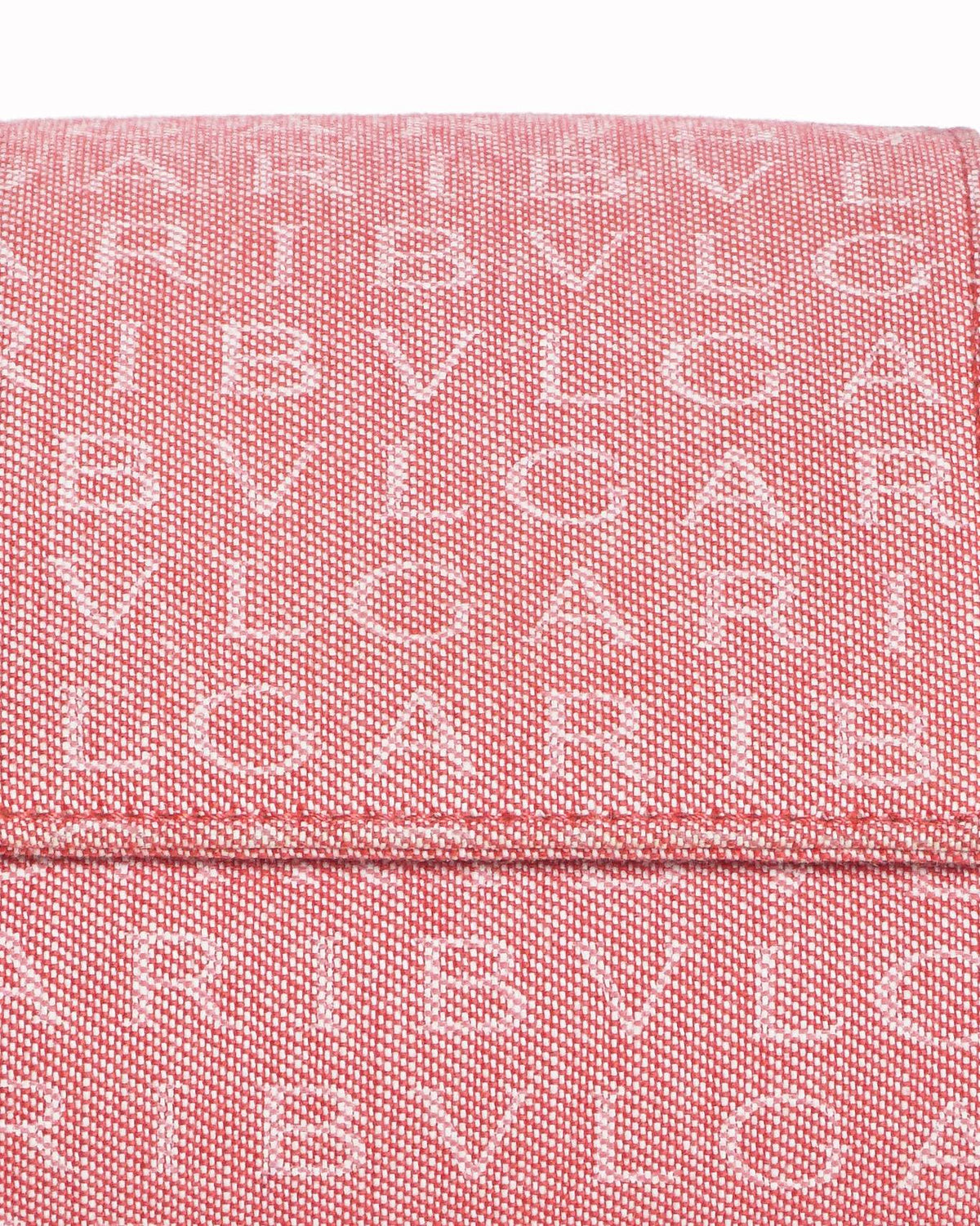 Bvlgari Pink Logomania Canvas & Tan Leather Barrel Bag