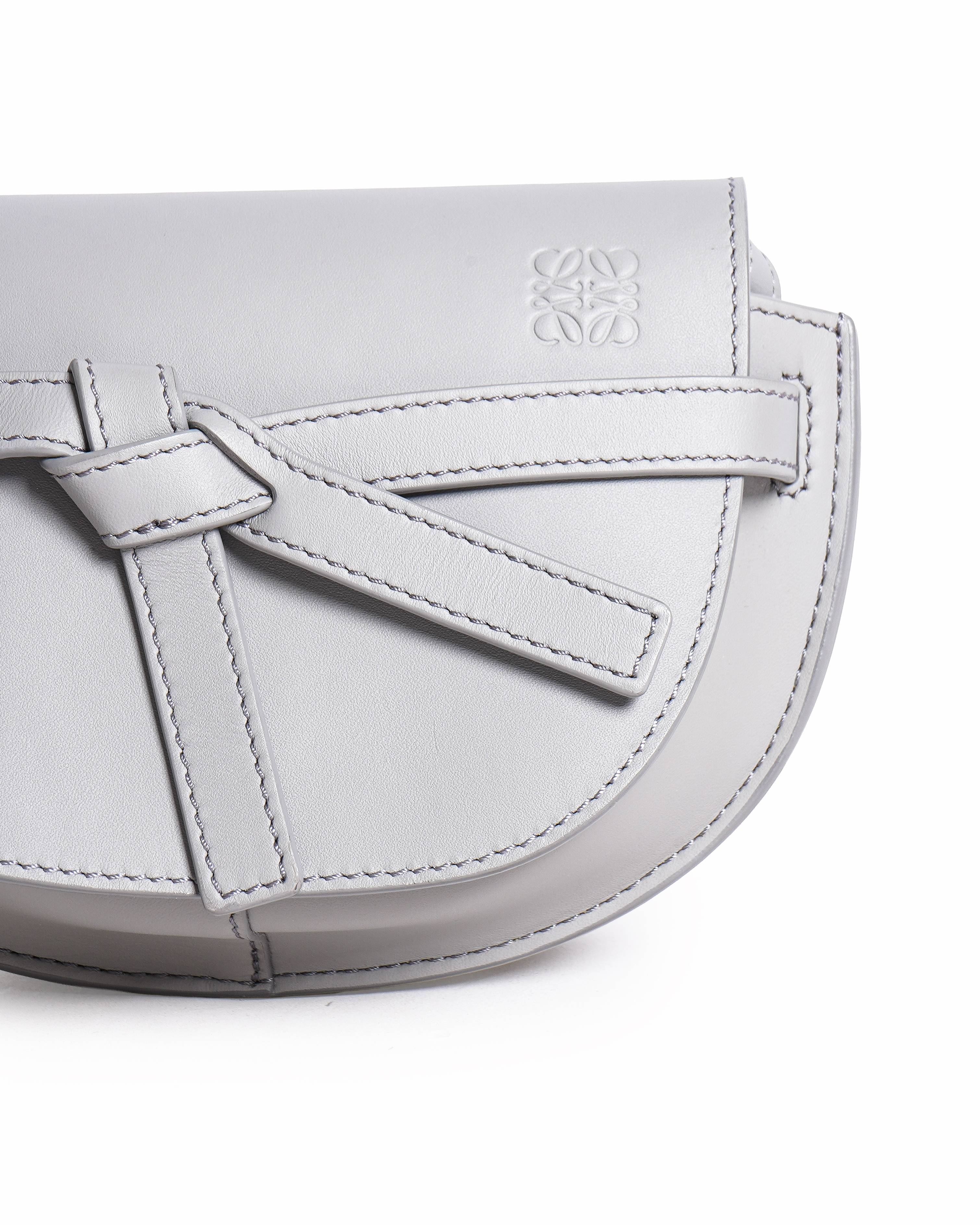 Loewe Grey Mini Gate Dual Crossbody Bag
