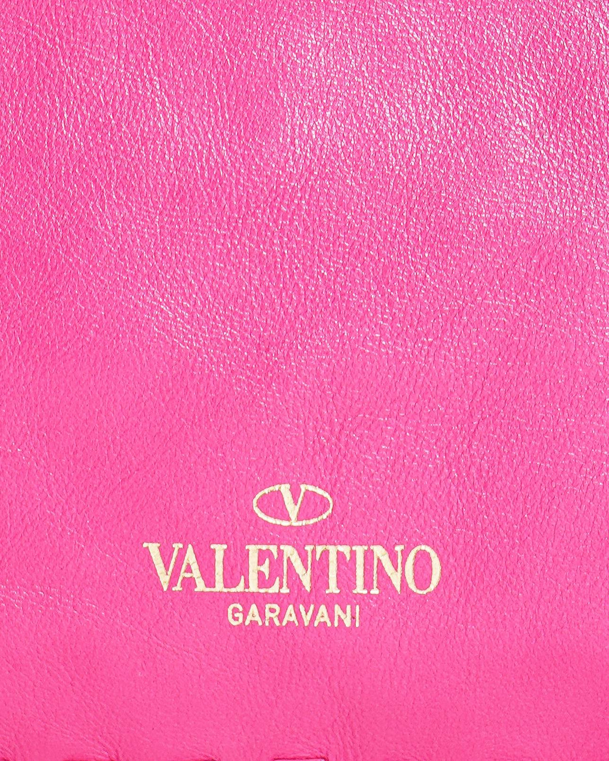 Valentino Garavani Rockstud Flat Leather Clutch Bag